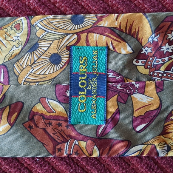 COLORS by Alexander Julian Silk Tie - Picture 3 of 4